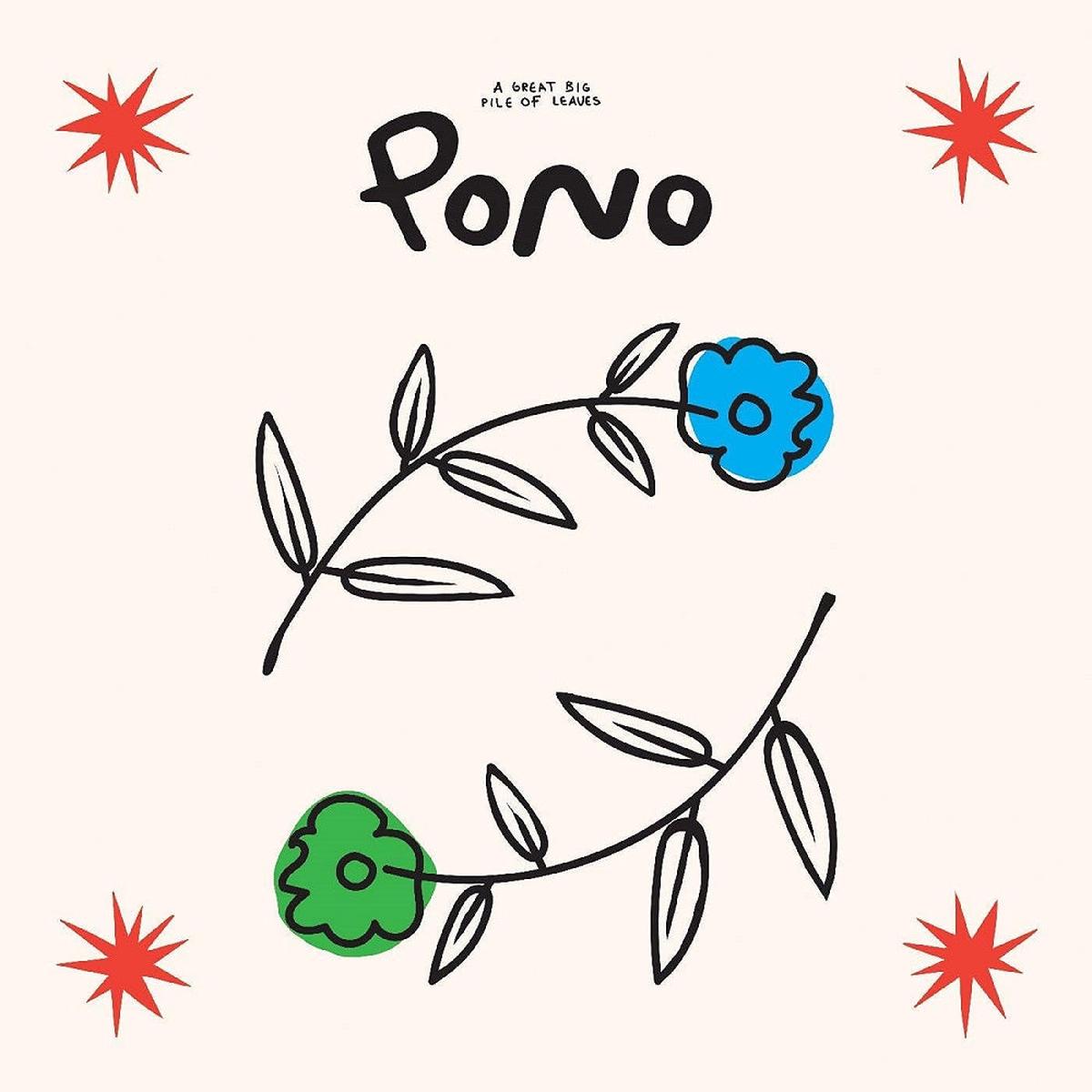 A Great Big Pile of Leaves Pono Vinyl LP Blue and White Smoke 2023 - Default Title