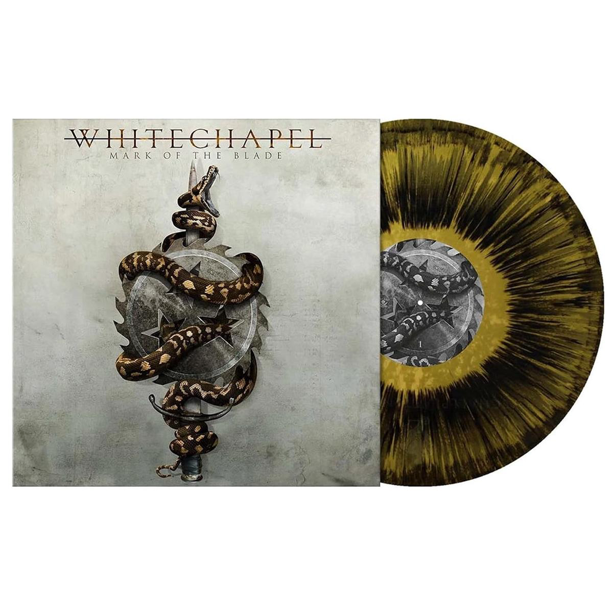 WHITECHAPEL 8211 Mark Of The Blade (Reissue) 8211 LP 8211 8217Gold Metallic Black Dust8217 Coloured Vinyl APR 10