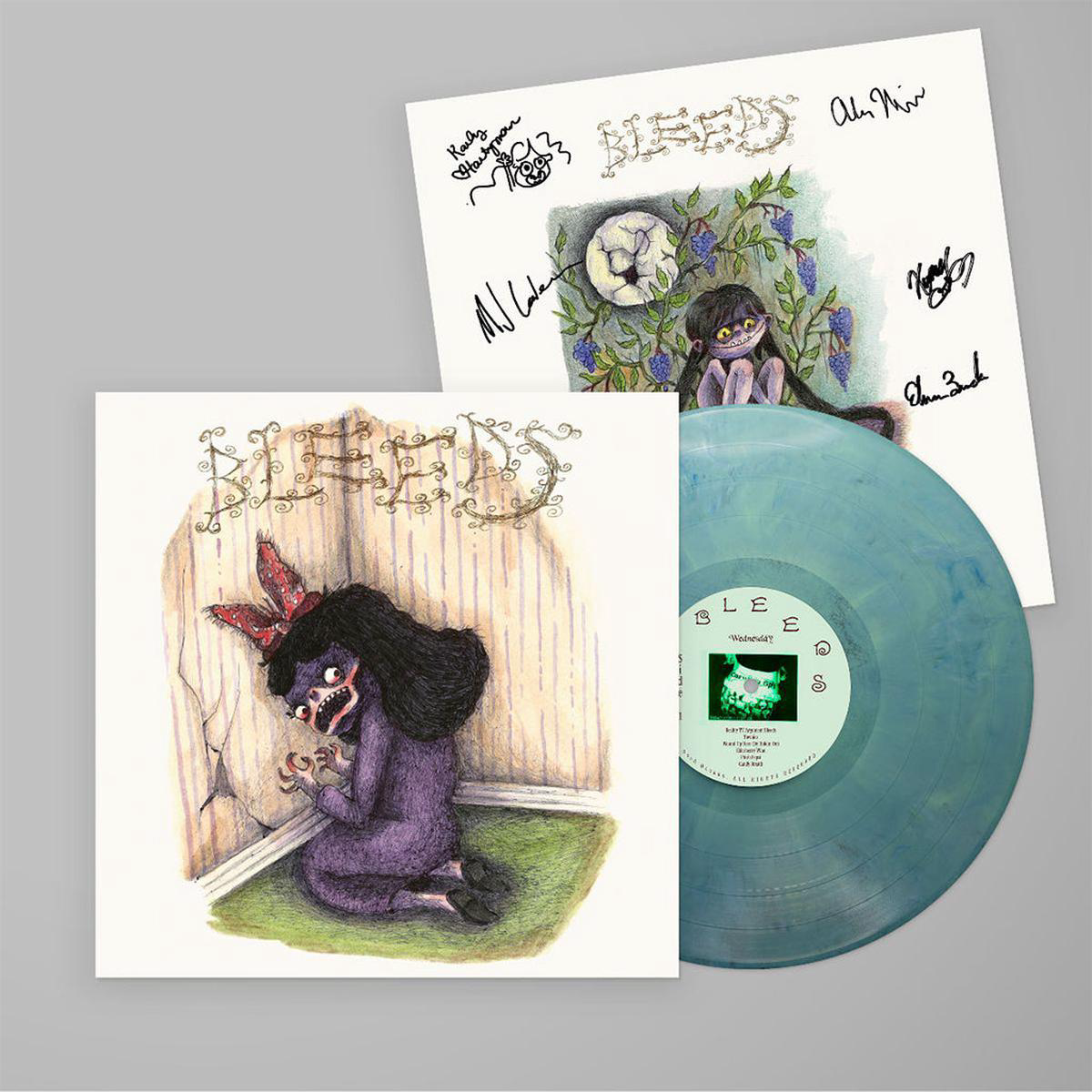 WEDNESDAY 8211 Bleeds (with SIGNED Print) 8211 LP 8211 Eco-Mix Random Colour Vinyl