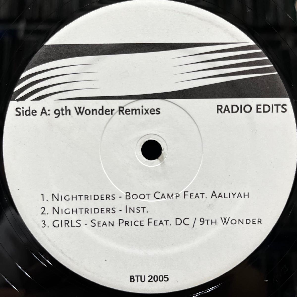 9TH WONDER - SMIF N WESSUN & MARY J / Remixes / Fed Up / I Love You (BTU 2005, 12inch)