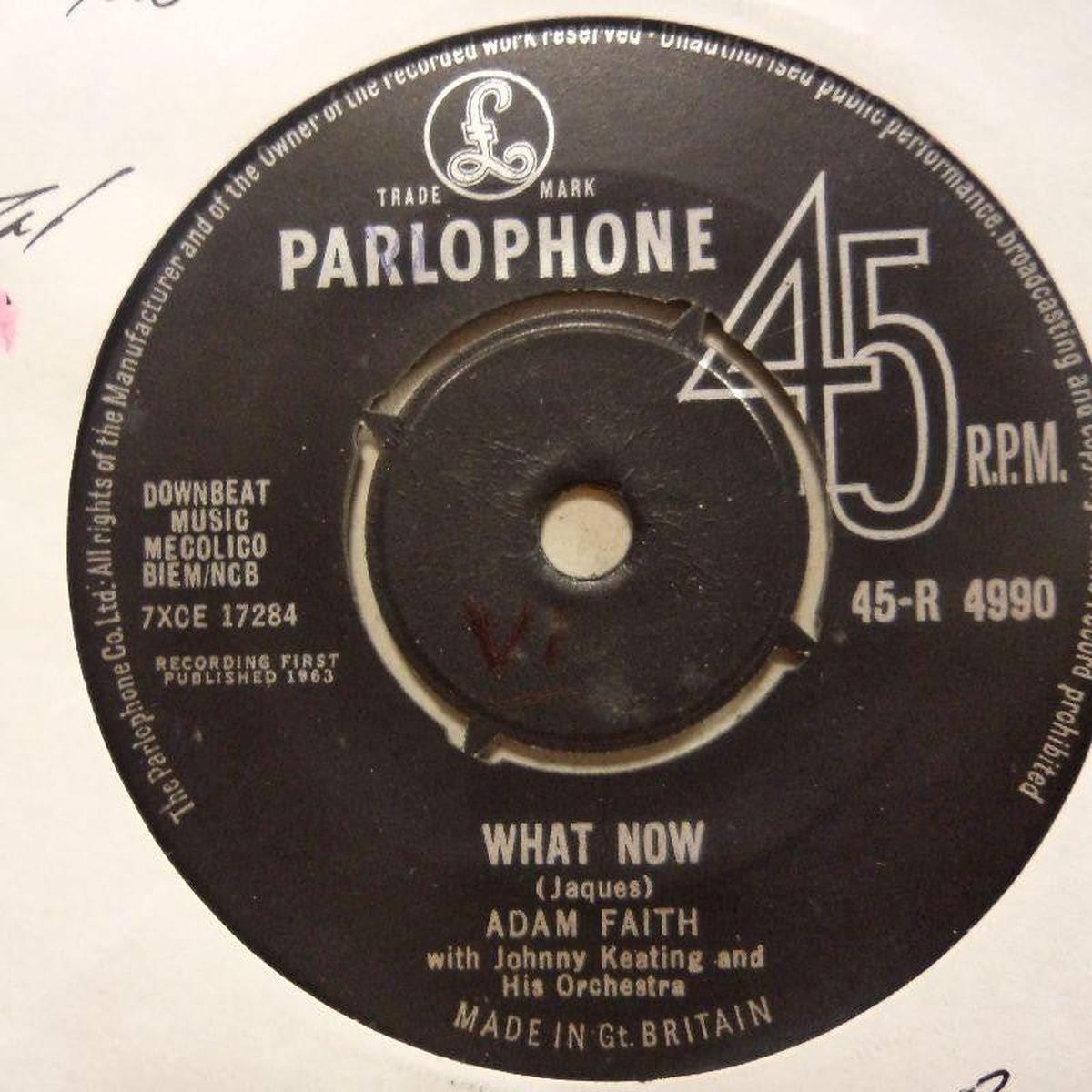 What Now-Parlophone-7  Vinyl-Ex/Ex+