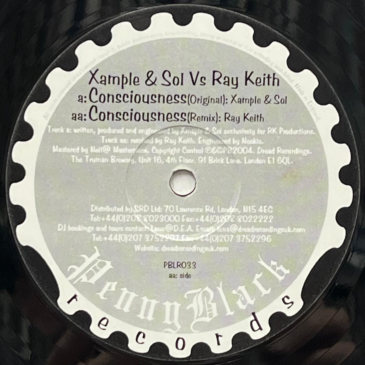 Xample & Sol / Consciousness (Penny Black PBLR033, 12inch)