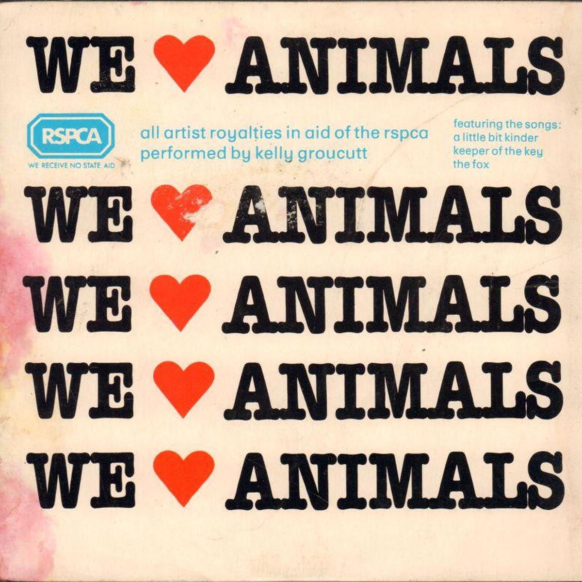 We Love Animals-Premier-7  Vinyl P/S-G/VG