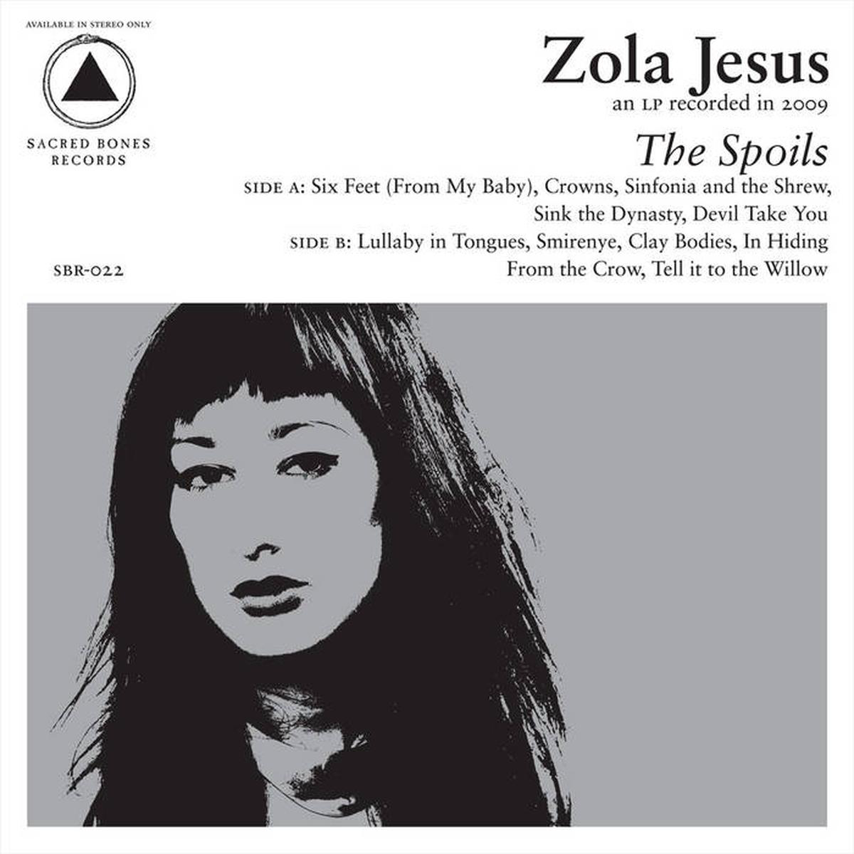 Zola Jesus 8211 The Spoils LP (Ltd Smoke Color Vinyl Edition)