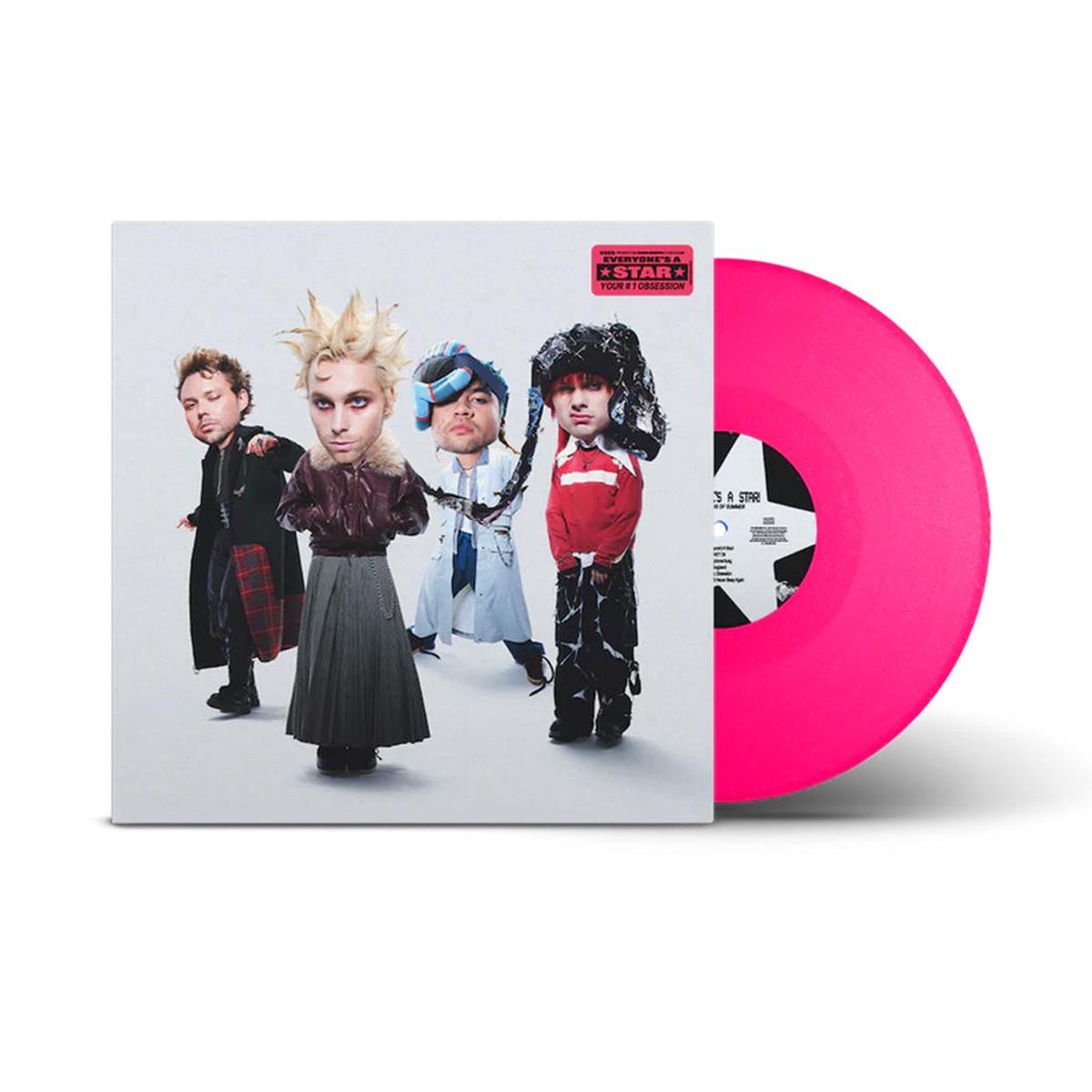 5 SECONDS OF SUMMER - Everyone's A Star! - LP - Neon Pink Glitter Vinyl