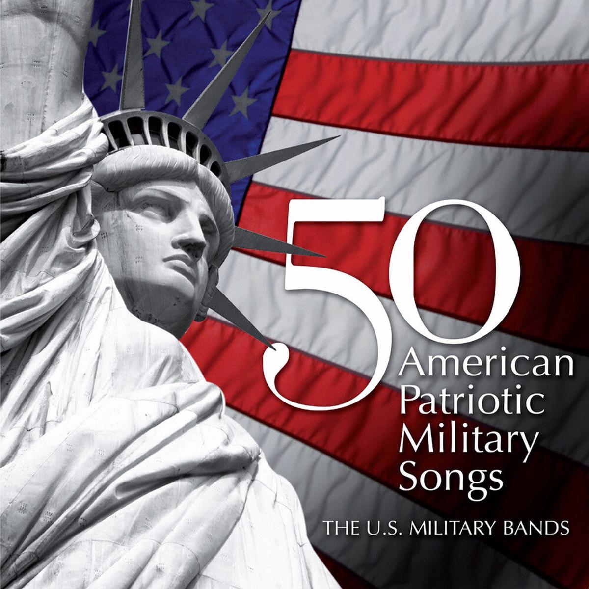 50 American Patriotic Military Songs / Various - 50 American Patriotic Military Songs / Various [LP]