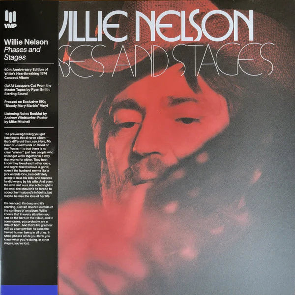 Willie Nelson - Phases And Stages - FW Barbershop