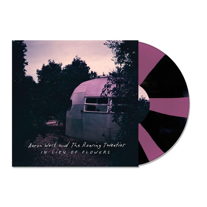 Aaron West and the Roaring Twenties 'In Lieu Of Flowers' Purple & Black Pinwheel Vinyl LP