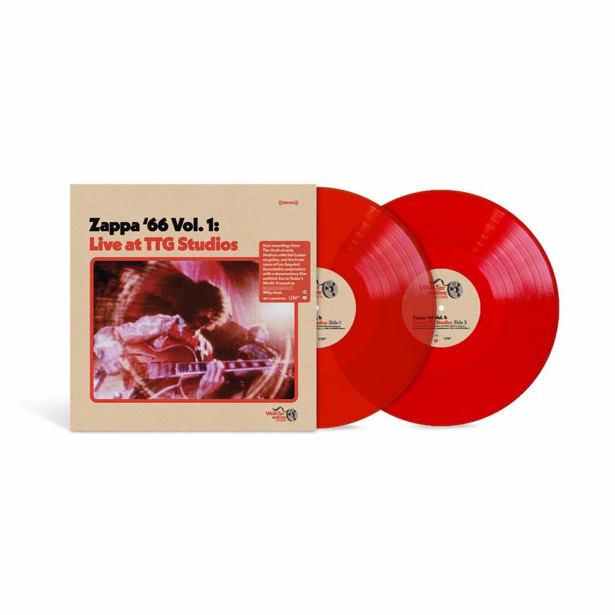 Zappa '66 Vol. 1: Live At TTG Studios Translucent Red Vinyl 2LP