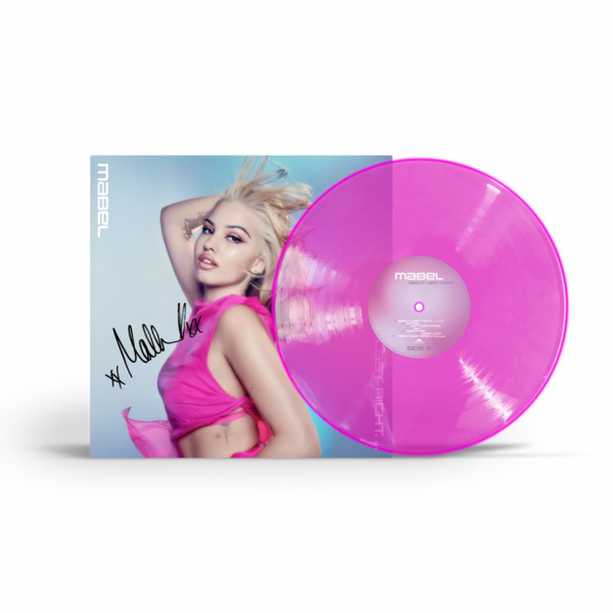 About Last Night... Signed Pink Vinyl LP