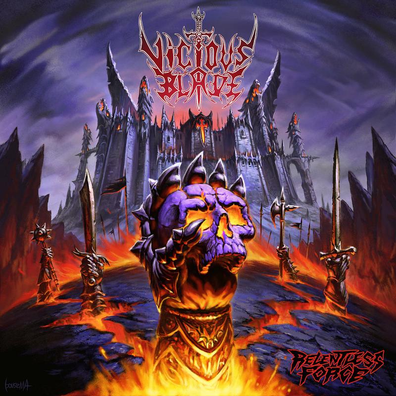 Vicious Blade - Relentless Force (Orange Vinyl) (LP)
