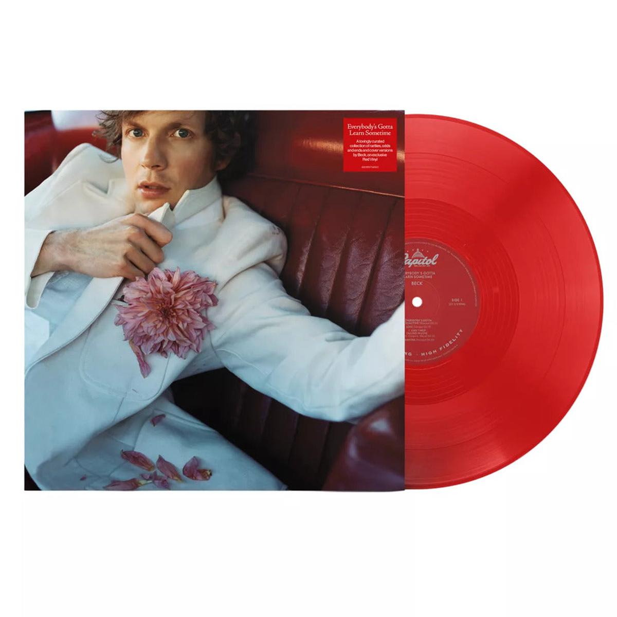 BECK - EVERYBODY'S GOTTA LEARN SOMETIME : RED - LP