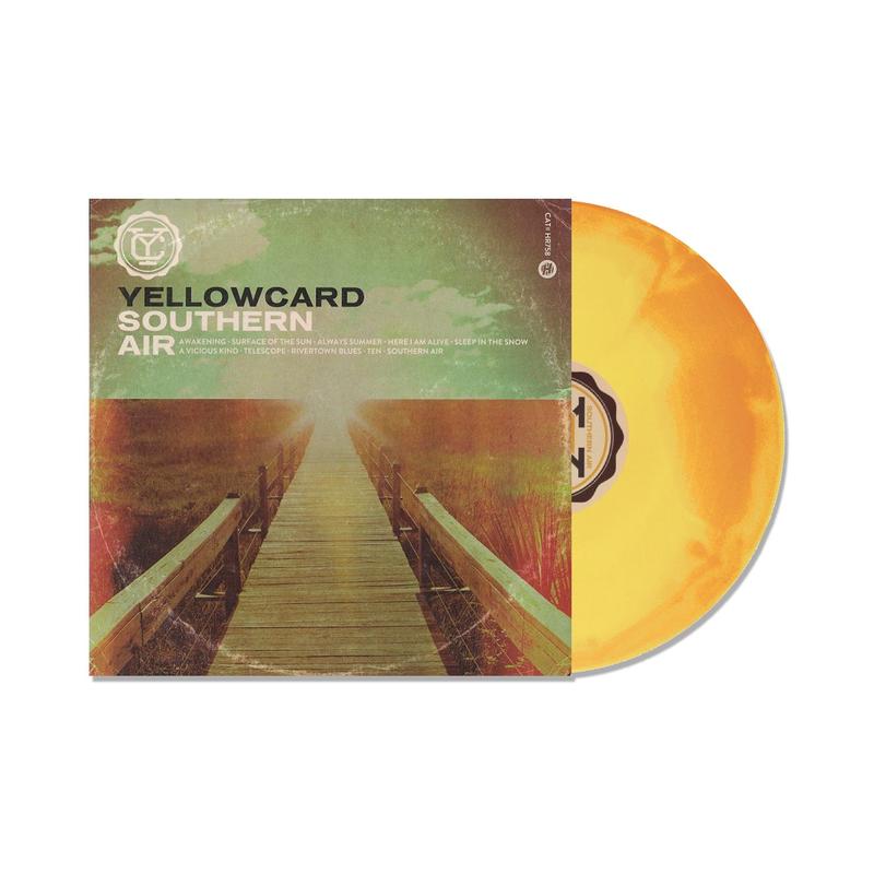 Yellowcard 'Southern Air' Yellow & Orange Swirl