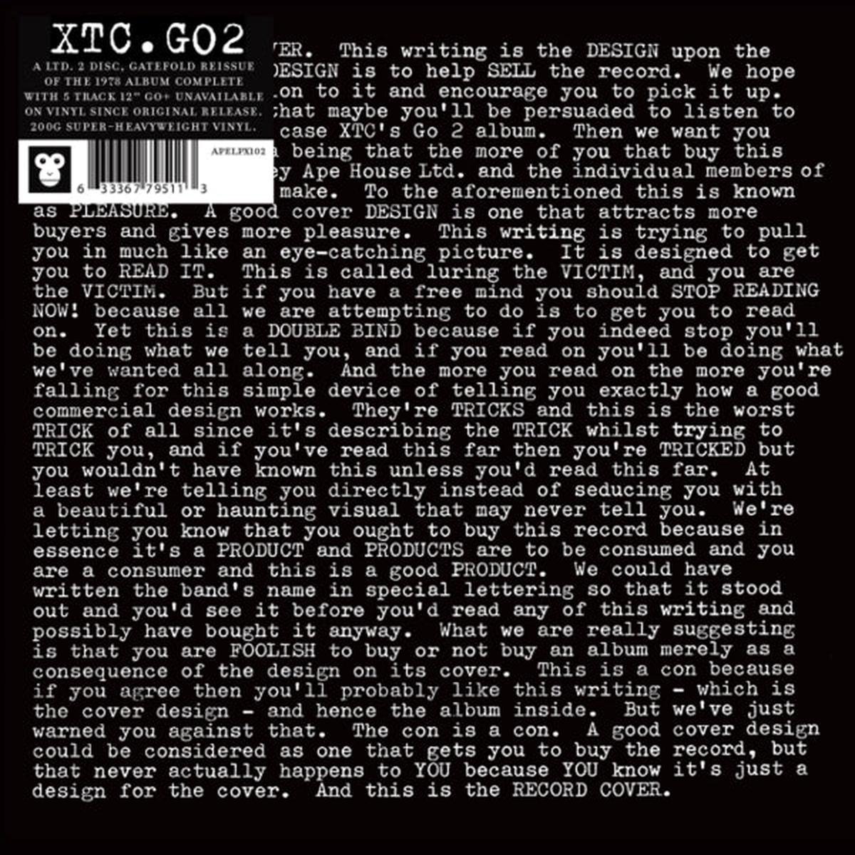 Xtc - Go2 (2 LPs)