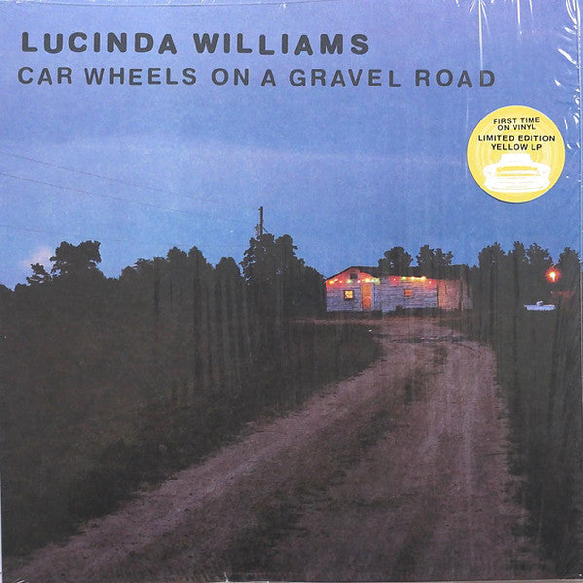 WILLIAMS LUCINDA 8211 CAR WHEELS ON A GRAVEL ROAD YELLOW 8211 LP