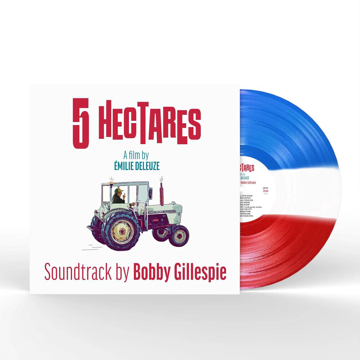 5 Hectares Limited Blue White 038 Red Stripe Vinyl LP