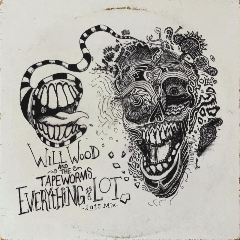 Will Wood & The Tapeworms - Everything Is A Lot (Hyperspace Ultraclear/Black Ice Splatter Double LP) [Indie Exclusive] (LP)