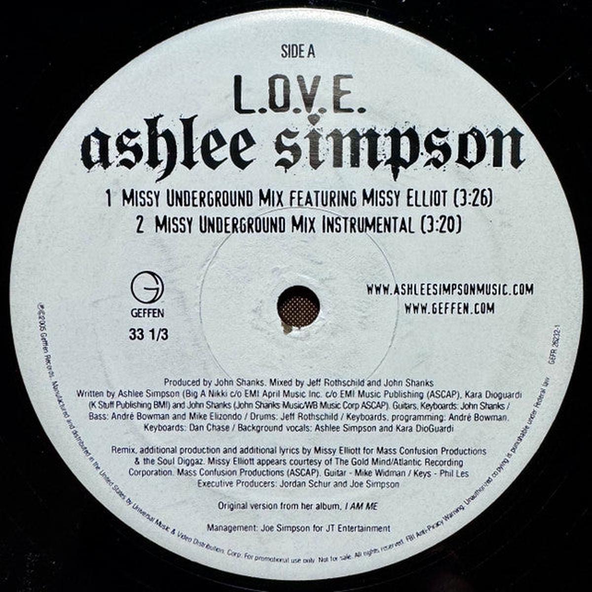Ashlee Simpson  L.O.V.E.