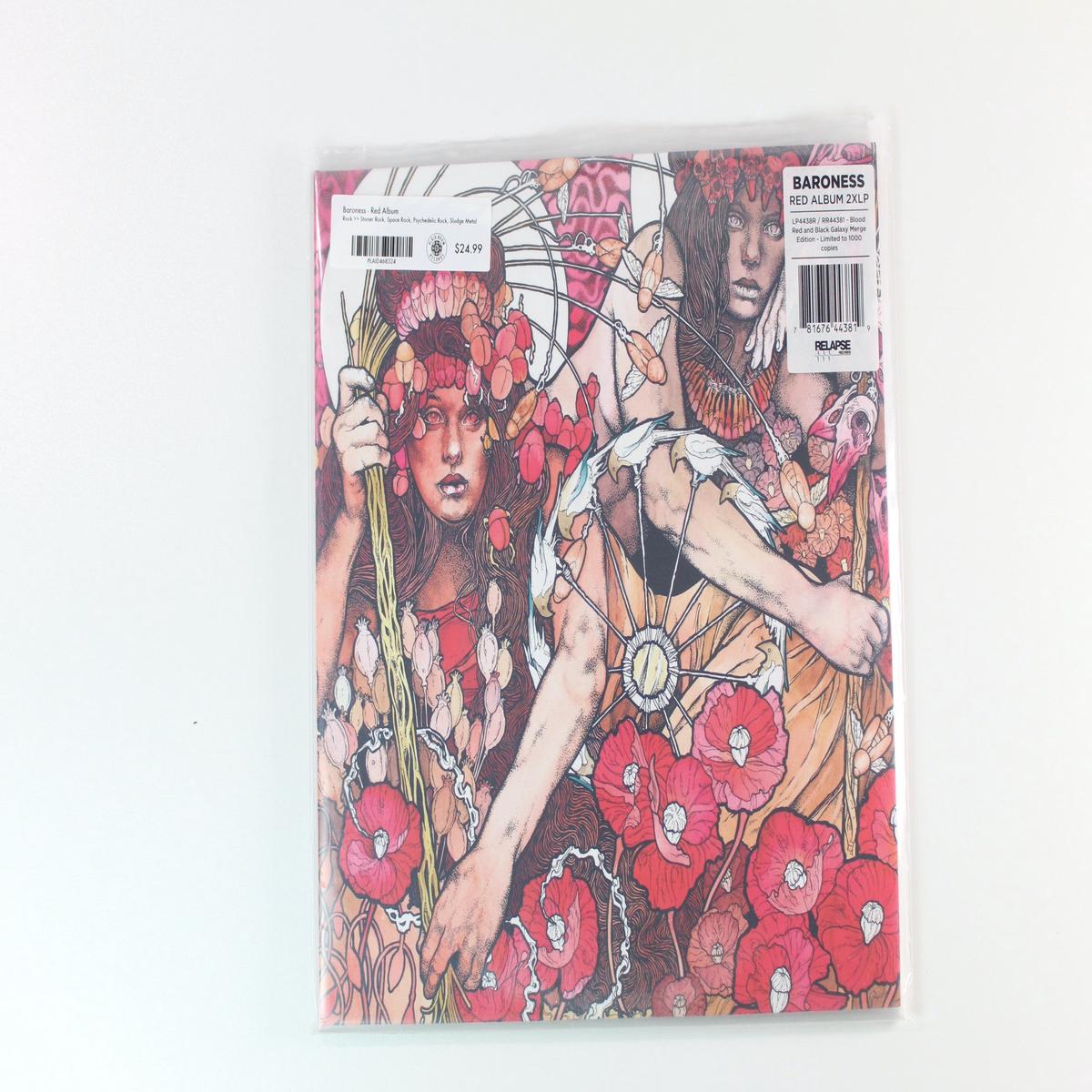 Baroness - Red Album on Relapse Records Reissue on Blood Red Black Galaxy Merge