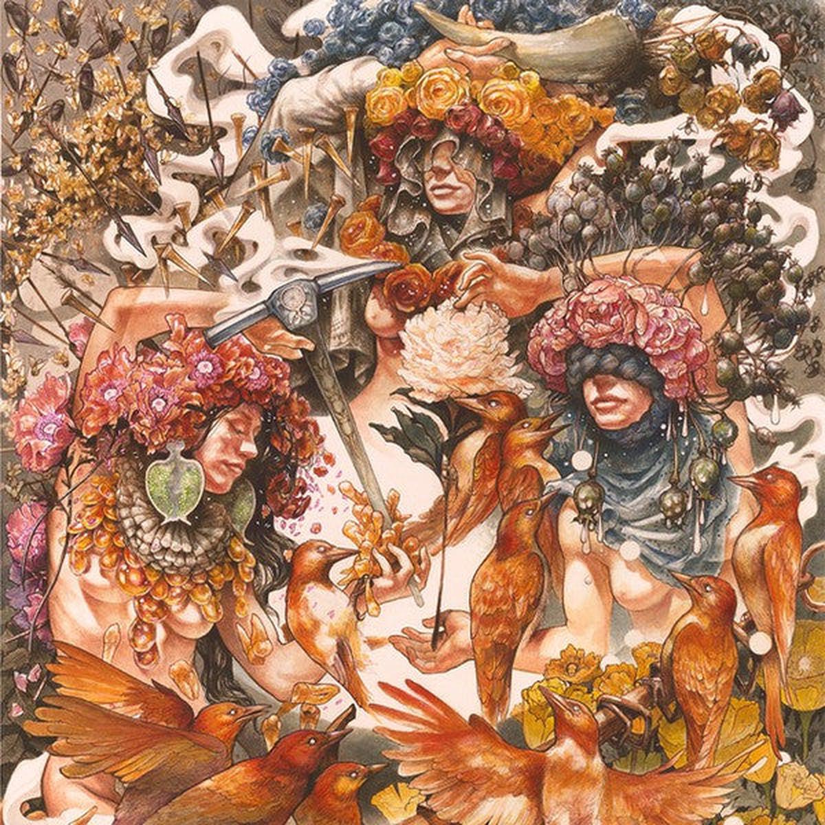 Baroness Gold & Grey (Yellow with Orange/Red Splatter & Yellow with Black/White Splatter) 2LP