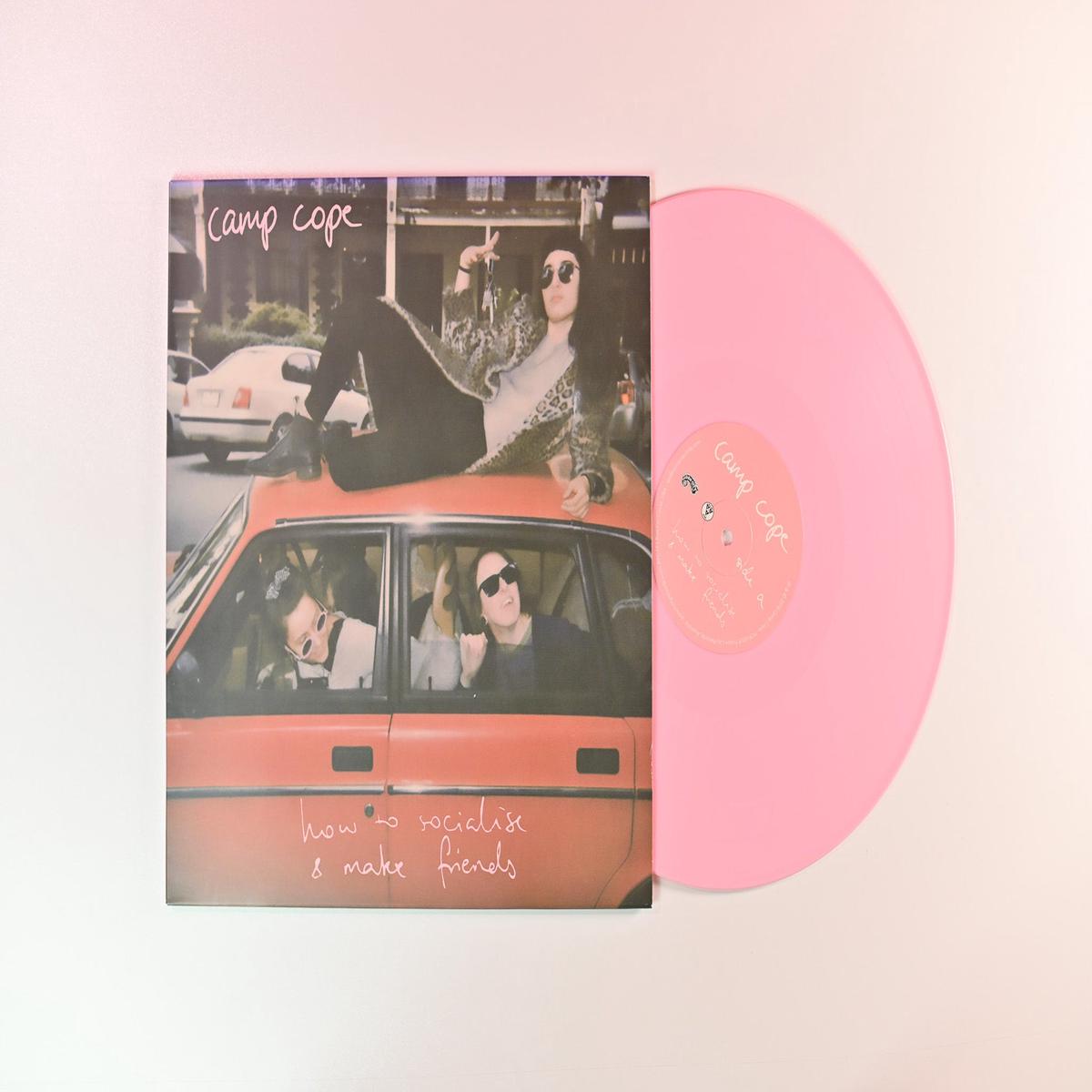 Camp Cope - How To Socialise and Make Friends on Poison City Records Run For Cover Records - Pink Vinyl