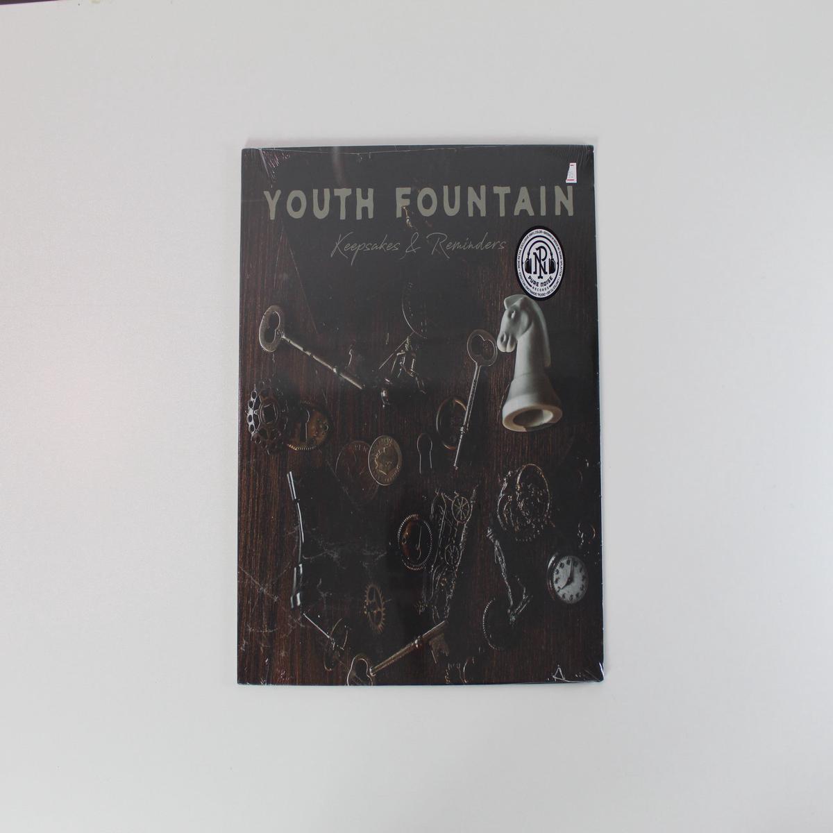 Youth Fountain - Keepsakes Reminders on Pure Noise Ltd Brown in Beer w Heavy Bone Splatter Vinyl Sealed