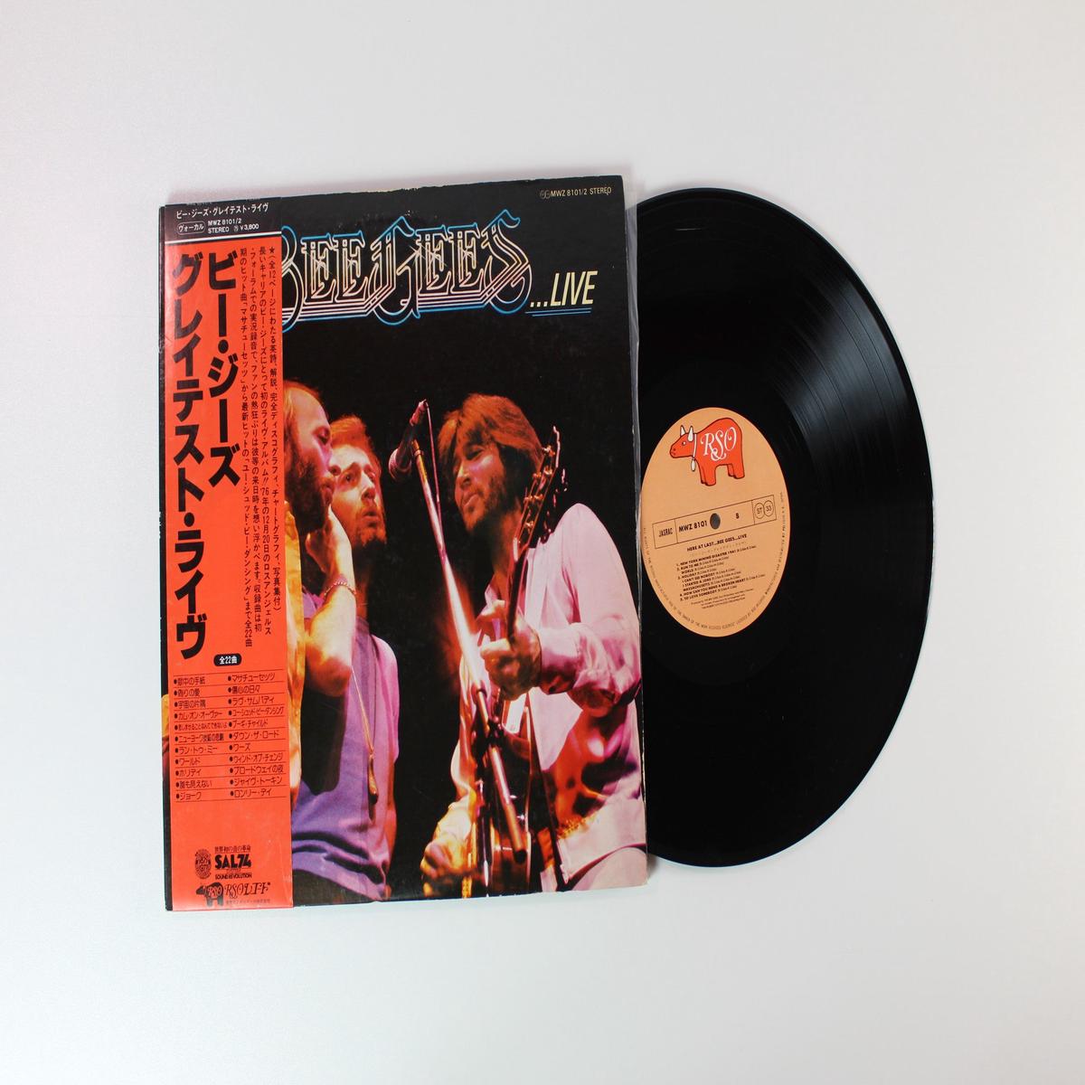Bee Gees - Here At Last Bee Gees Live on RSO Japanese Pressing