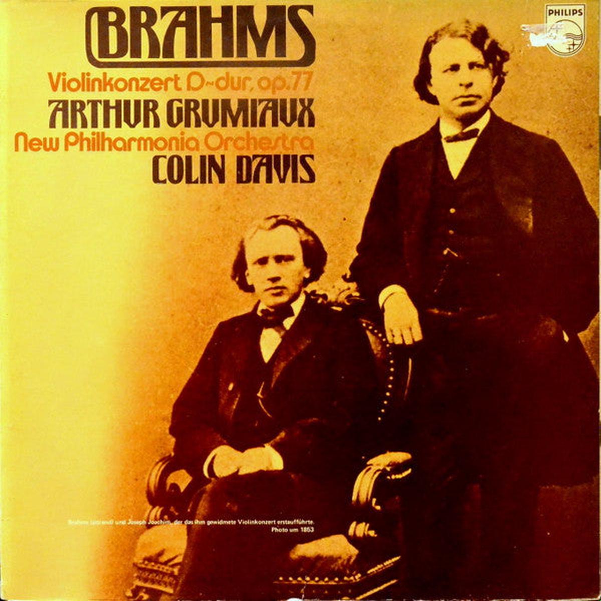 Brahms / Arthur Grumiaux, Colin Davis - Violin Concerto, Op. 77 LP