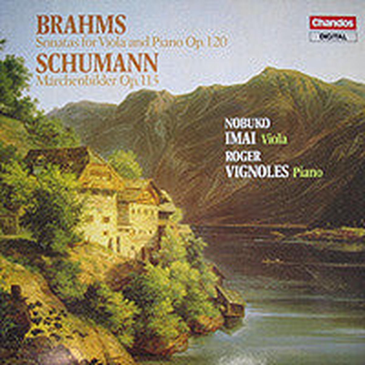 Brahms / Schumann - Nobuko Imai, Roger Vignoles  Sonatas For Viola And Piano Op. 120 / Mrchenbilder Op. 113 LP