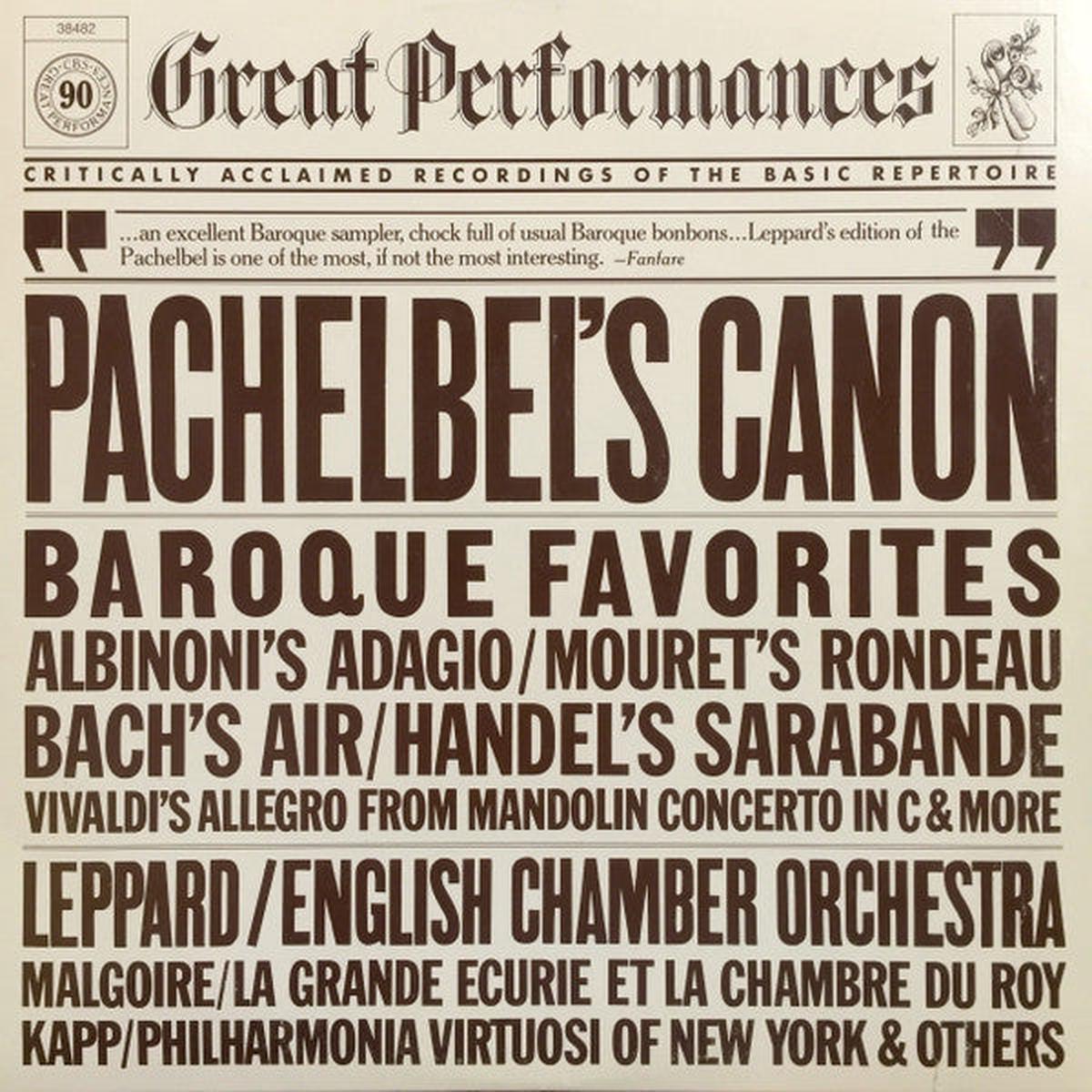 Various Great Baroque Favorites LP