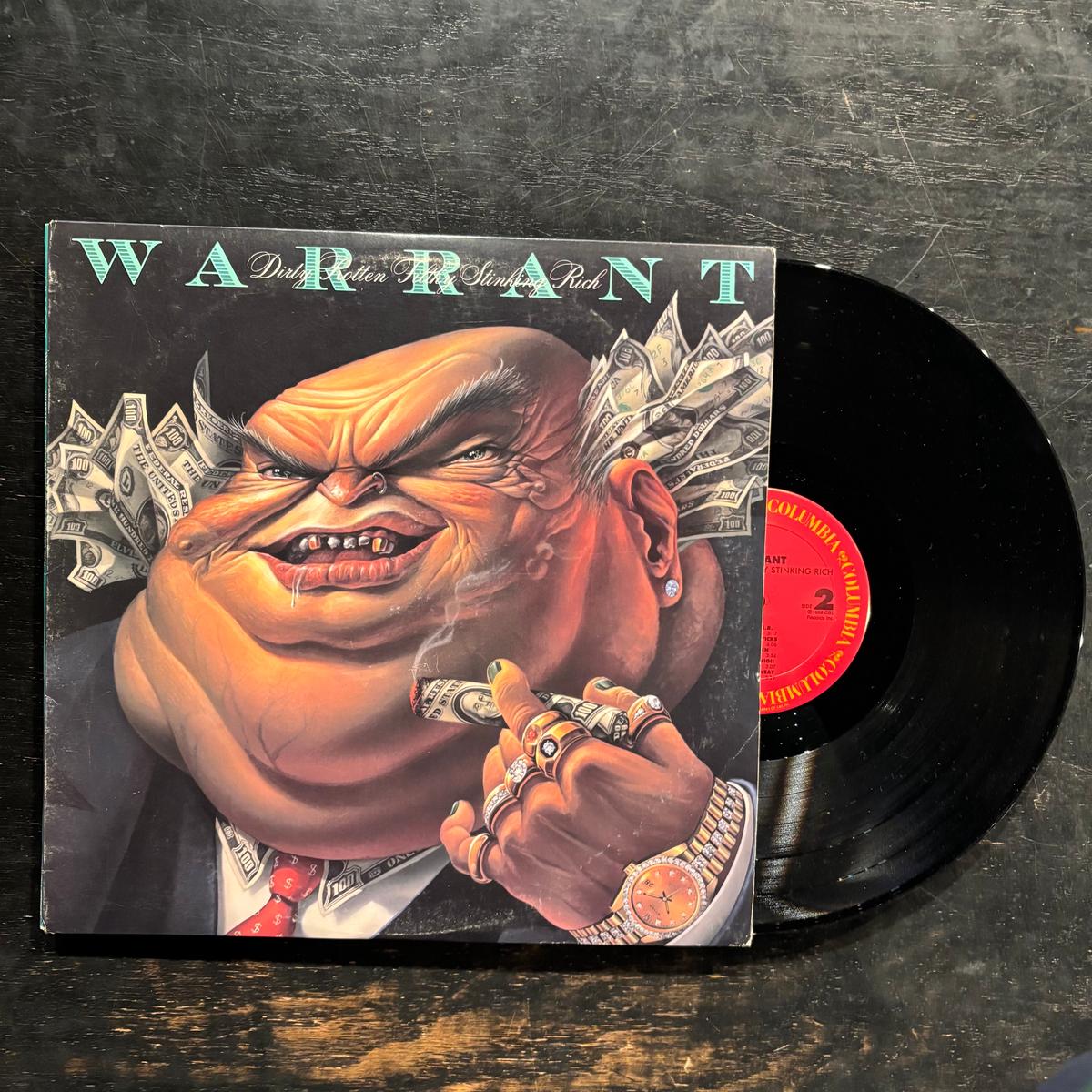 Warrant - Dirty Rotten Filthy Stinkin Rich (Used 1989 Vinyl LP)