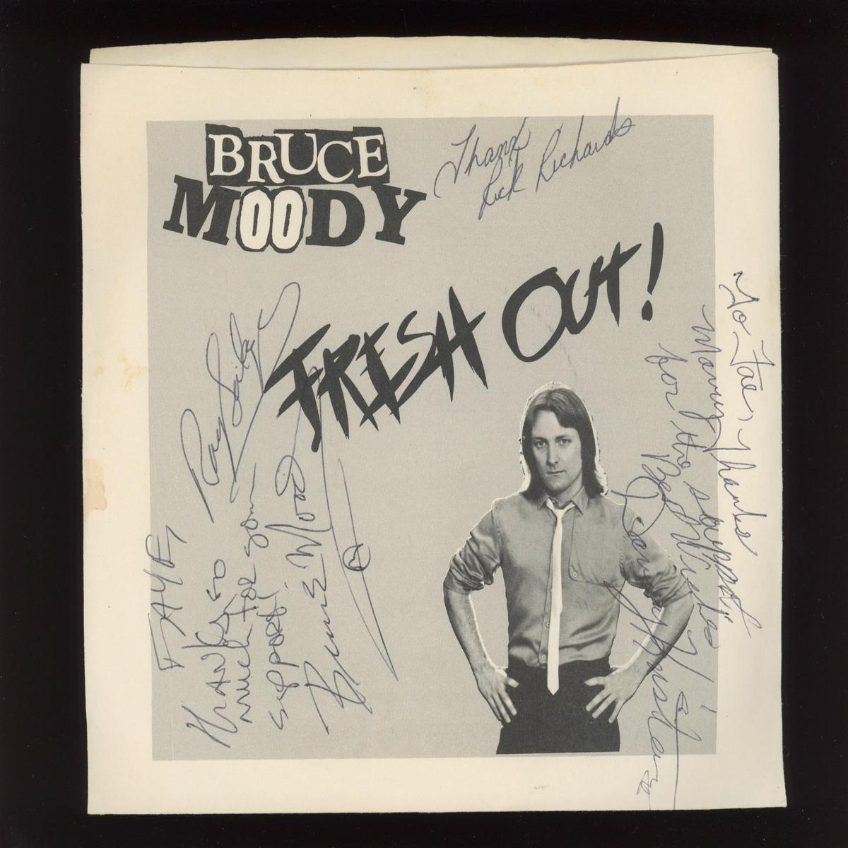 Bruce Moody - Fresh Out Private Press Power Pop 7 EP With Picture Sleeve