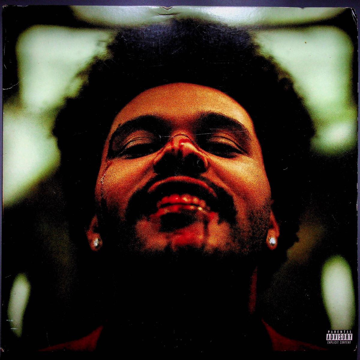 The Weeknd  After Hours LP (Gold w/ Red Splatter Vinyl) *G* USED