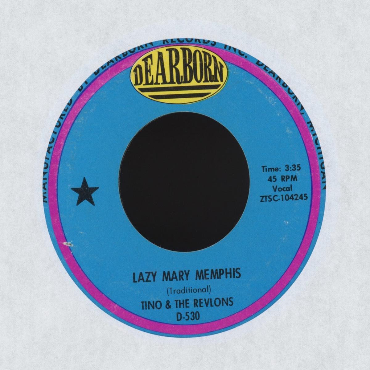 Tino The Revlons - Lazy Mary Memphis on Dearborn Garage 45