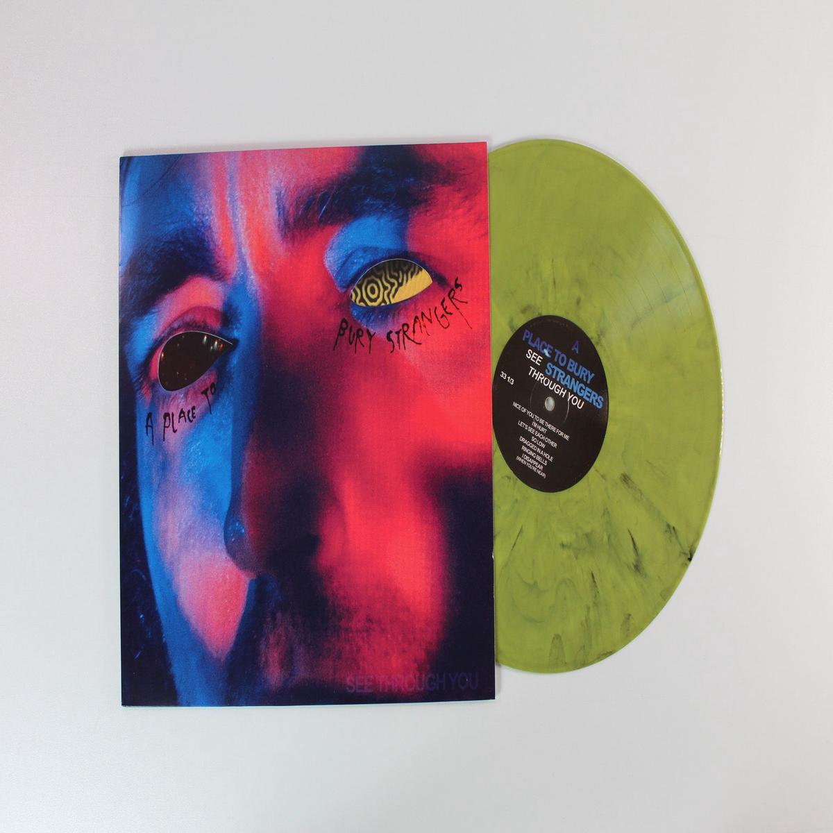 A Place To Bury Strangers - See Through You on DedStrange Ltd Yellow Black Marble