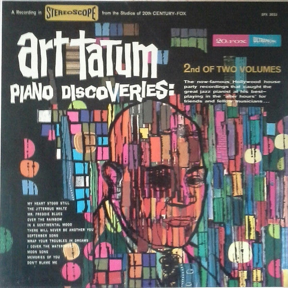 Art Tatum The Art Tatum Piano Discoveries : 2nd Of Two Volumes LP