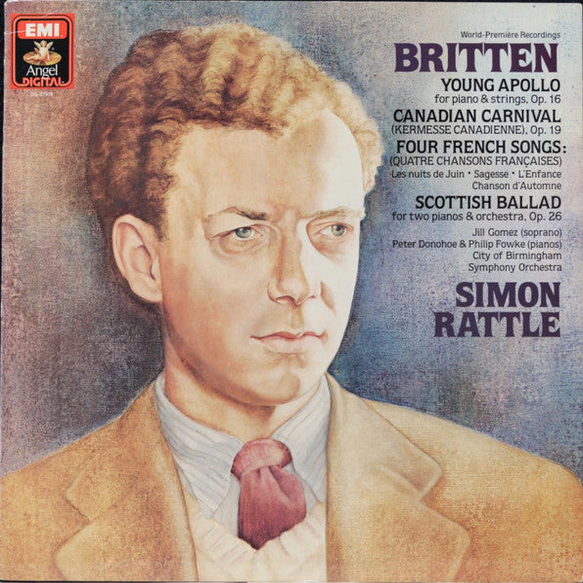Britten Young Apollo / Canadian Carnival / Four French Songs / Scottish Ballad LP