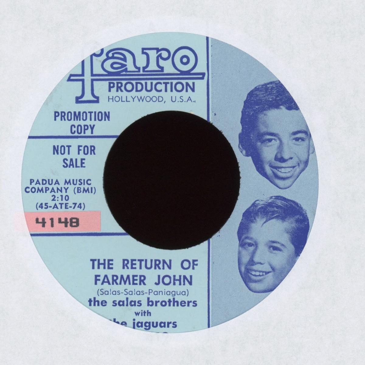 The Salas Bros - The Return Of Farmer John on Faro Promo Teen RB Garage 45