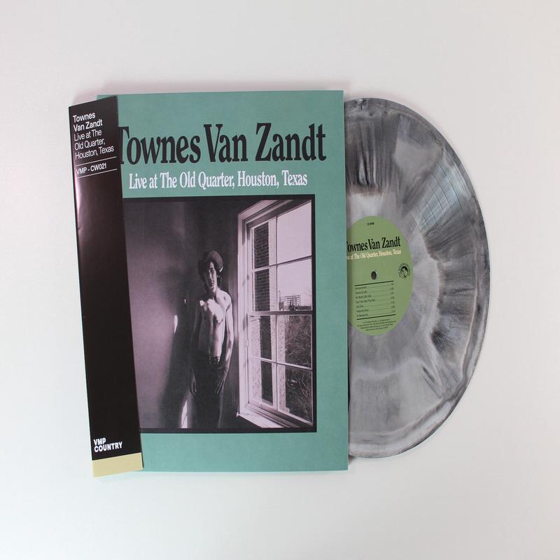 Townes Van Zandt - Live At The Old Quarter, Houston, Texas on Vinyl Me Please Black & White Galaxy Vinyl Reissue
