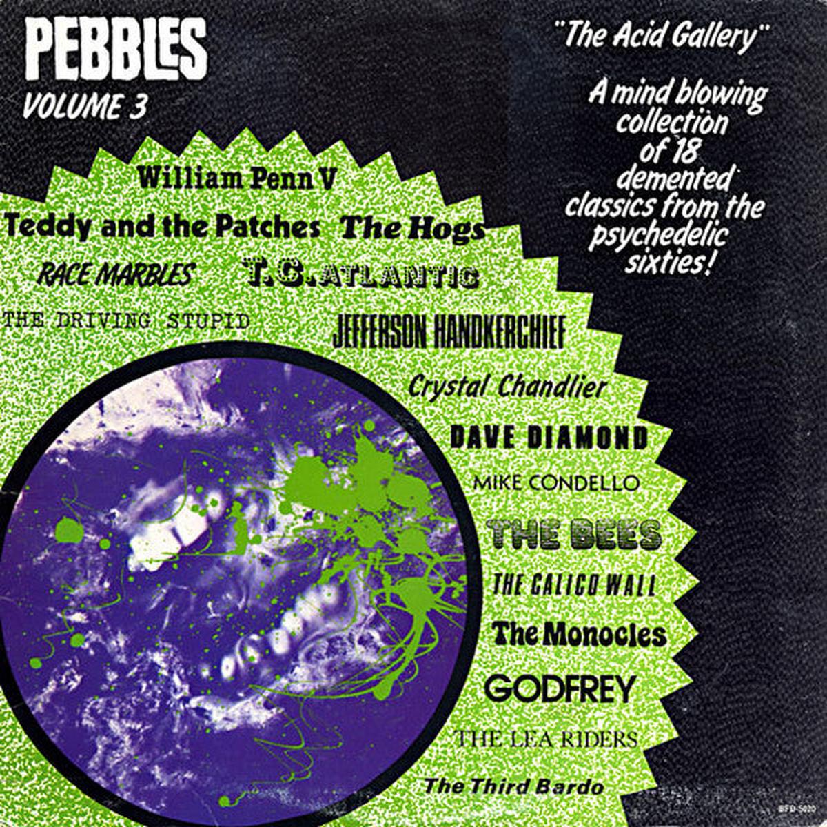 Various Artists Pebbles Volume 3 "The Acid Gallery" LP