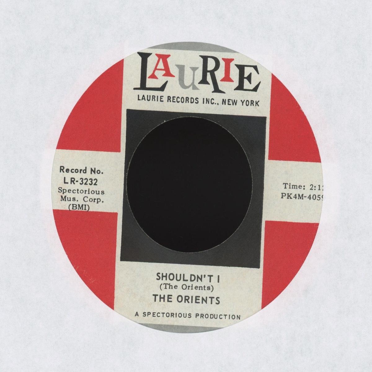 The Orients - Shouldnt I on Laurie RB Doo Wop 45