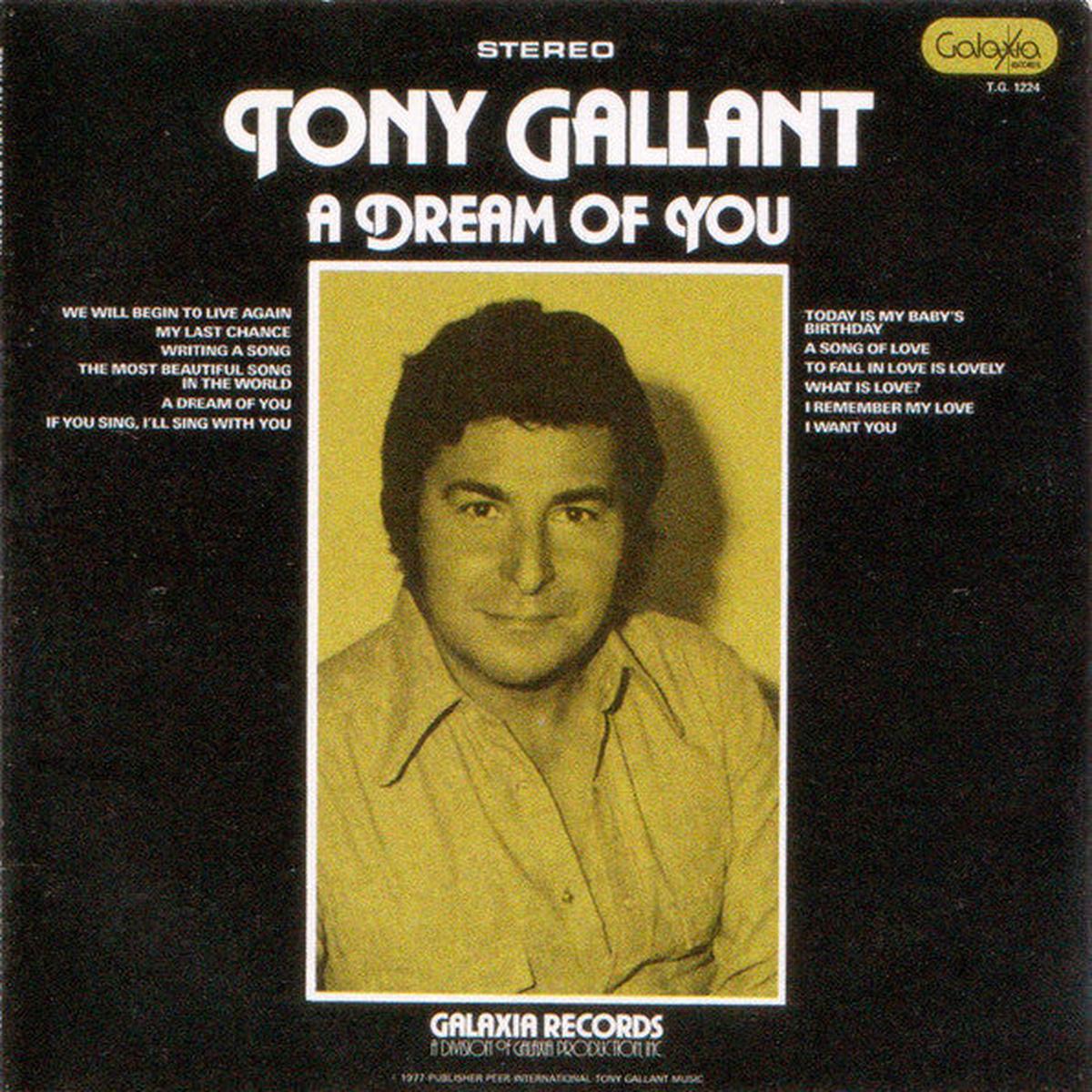 Tony Gallant A Dream Of You LP