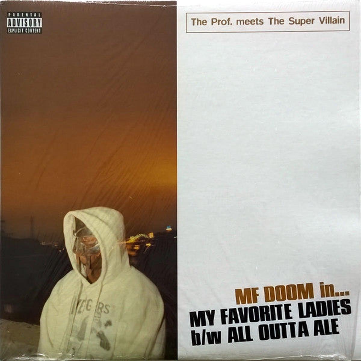 The Prof. Meets The Super Villain My Favorite Ladies b/w All Outta Ale (Orange) 12"