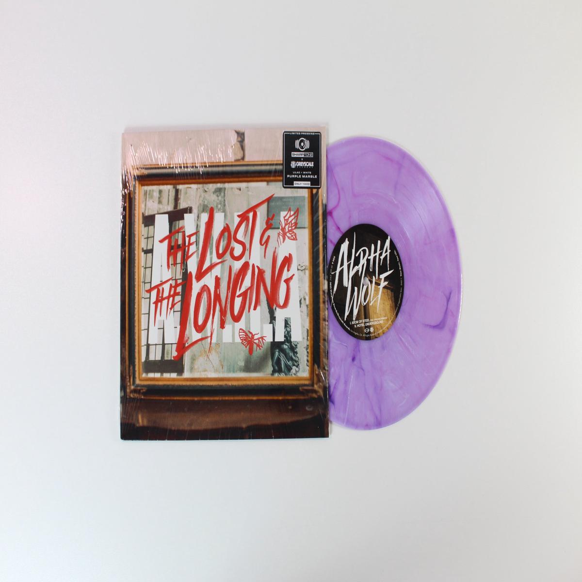 Alpha Wolf - The Lost The Longing on SharpTone Greyscale Records - 10 Purple Marble Vinyl