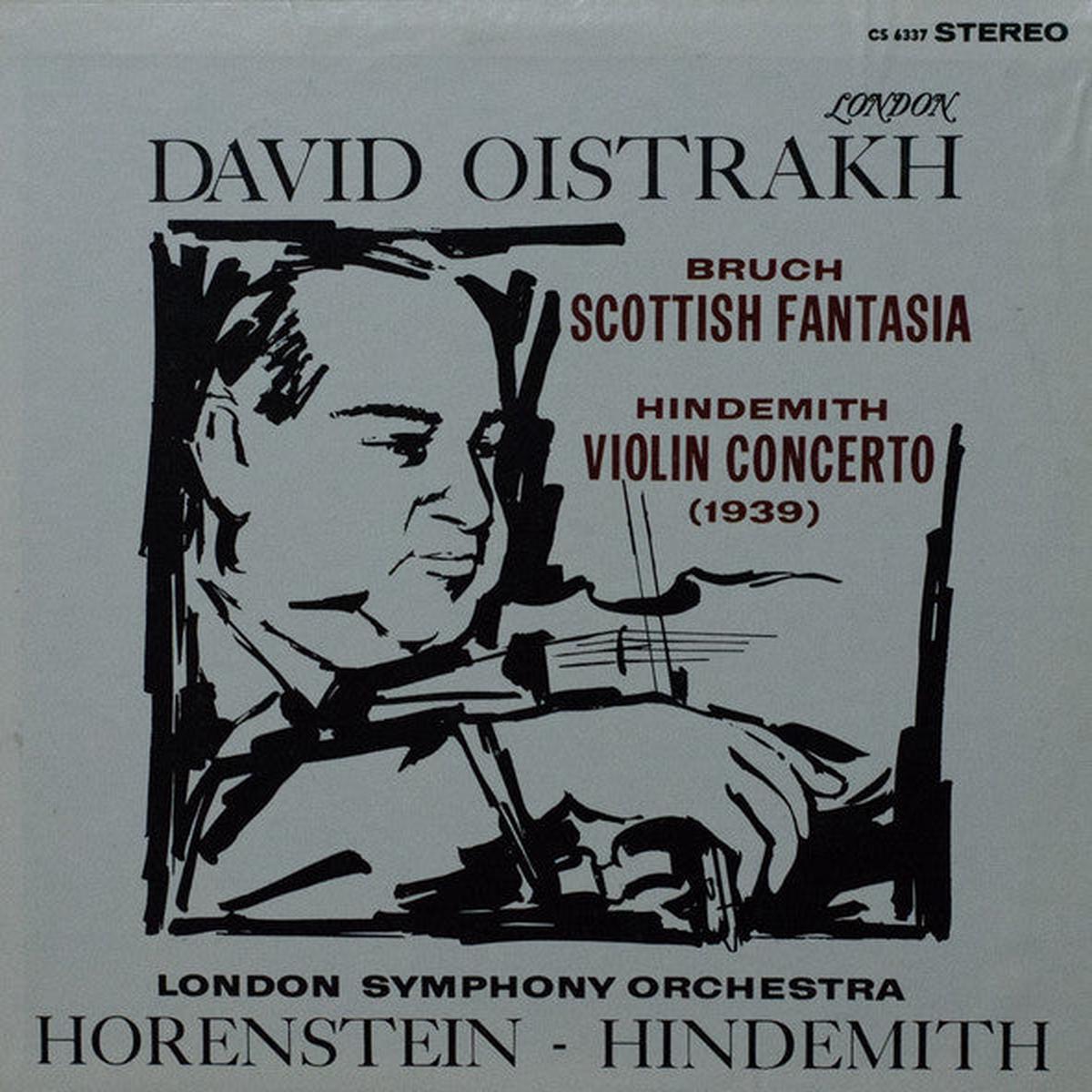 Bruch / Oistrakh Scottish Fantasia / Violin Concerto LP