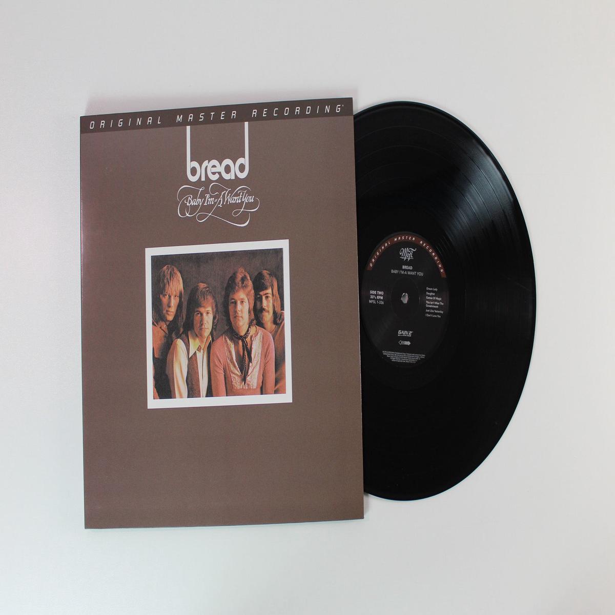 Bread - Baby Im-A Want You on Mobile Fidelity Sound Lab Ltd Numbered 180 Gram Reissue
