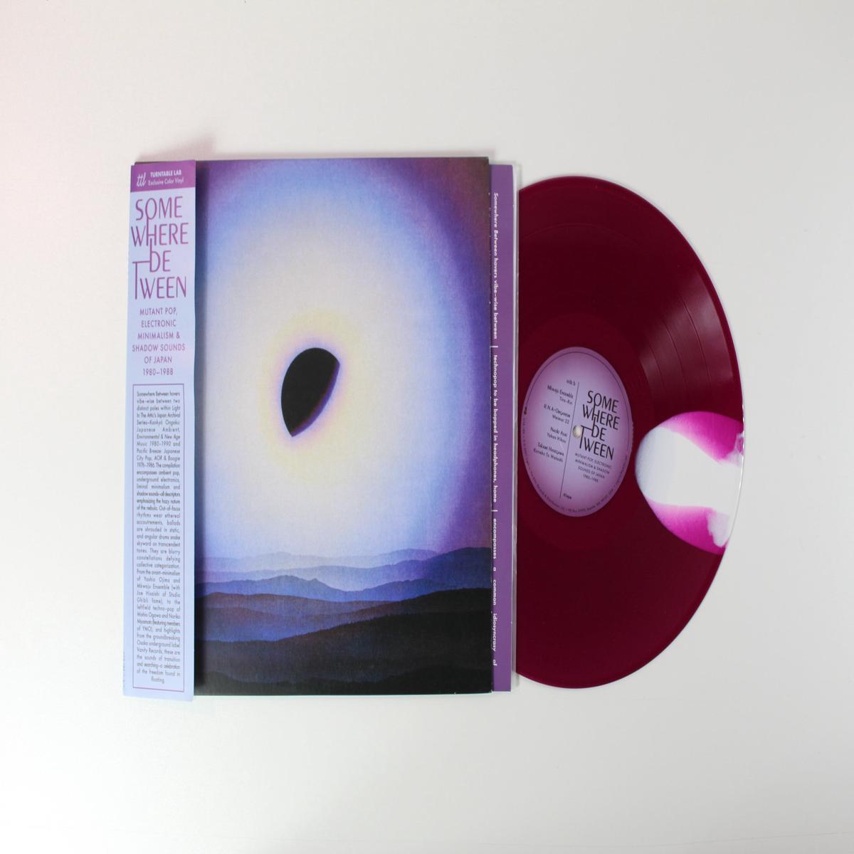 Various - Somewhere Between Mutant Pop Electronic Minimalism Shadow Sounds Of Japan 1980-1988 on Light in the Attic Ltd 2 x 12 45 RPM Purple Moon Vinyl
