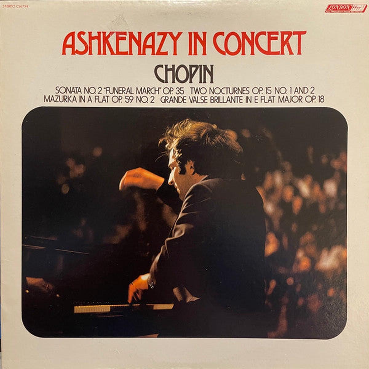 Ashkenazy, Chopin  Ashkenazy In Concert LP