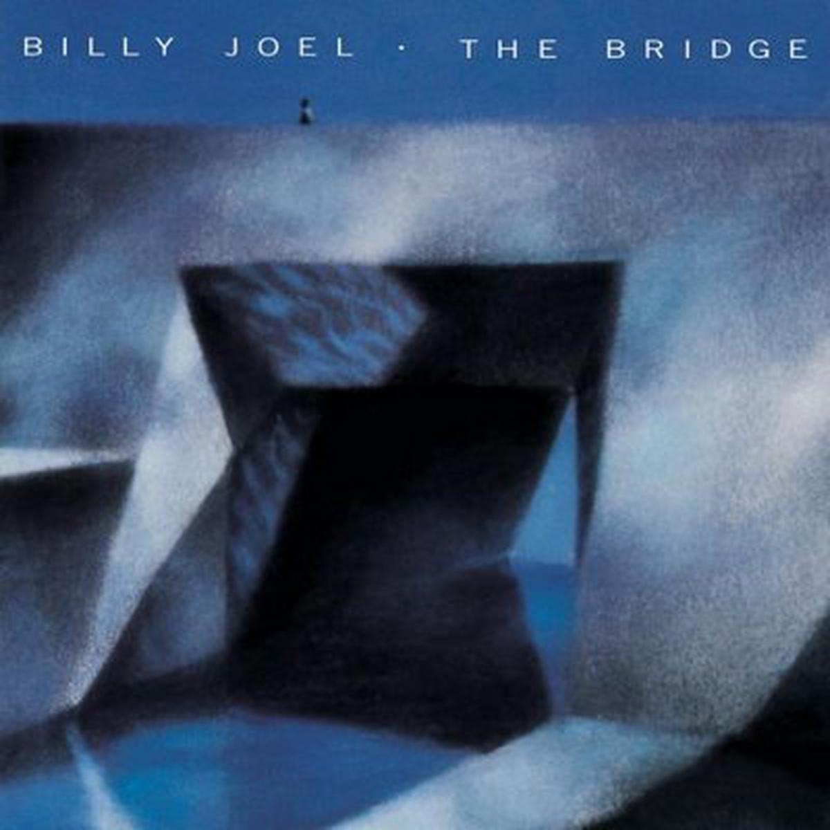 Billy Joel  The Bridge- 1986 - Piano Blues, Pop Rock, Synth-pop ( vinyl ) wrinkled cover