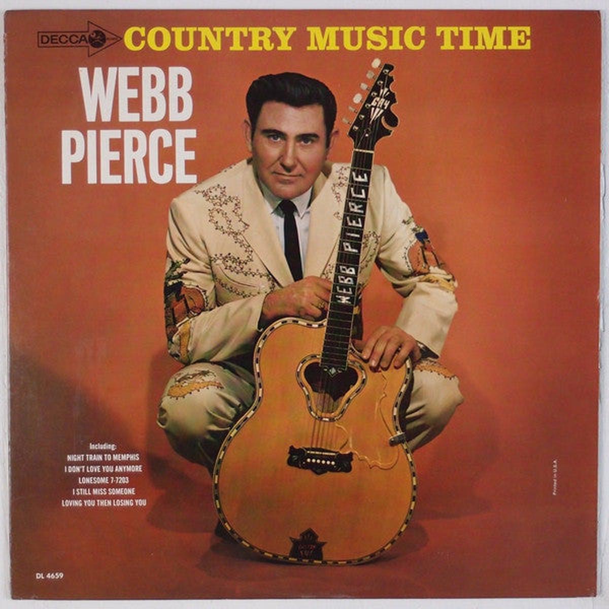 Webb Pierce Country Music Time - 1965- Folk, World, & Country (vinyl)